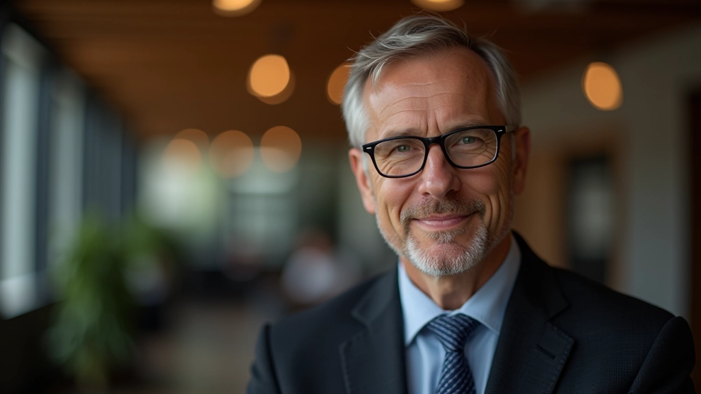 Prof. Thomas Weber, Wirtschaftsforscher mit Brille, Universitätsporträt